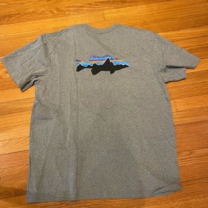 Patagonia Men’s Fitz Roy Smallmouth Responsibilities t shirt